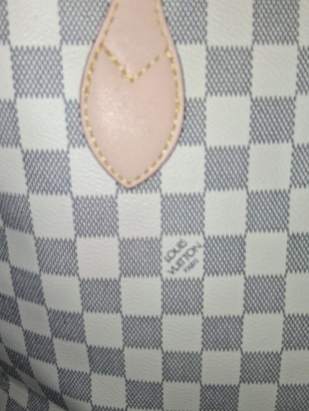 Source Unknown Cream Checkered Tote Bag Nwot. FIRM PRICE - Picture 8 of 16